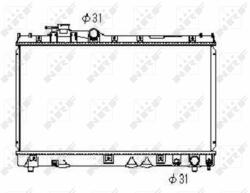 NRF hűtő, motorhűtés NRF 53352 (53352)