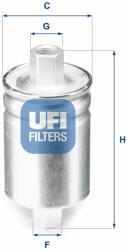 UFI Üzemanyagszűrő UFI 31.750. 00 (31.750.00)