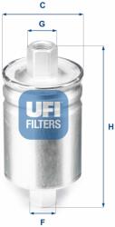 UFI Üzemanyagszűrő UFI 31.750. 00