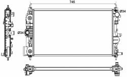 NRF hűtő, motorhűtés NRF 53131 (53131)