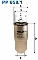 FILTRON Üzemanyagszűrő FILTRON PP 850/1 (PP 850/1)