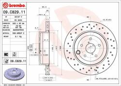 BREMBO Bre-09. C829.11 (09.c829.11)