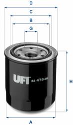 UFI olajszűrő UFI 23.476. 00