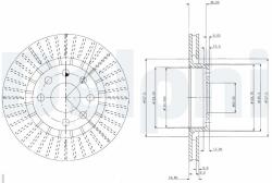 DELPHI Tarcza Ham. Opel Corsa (bg2636)