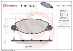 BREMBO BRE-P61072