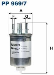FILTRON Üzemanyagszűrő FILTRON PP 969/7