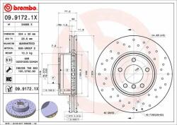 BREMBO Bre-09.9172. 1x (09.9172.1x)