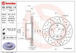 BREMBO Bre-09.9752. 1x (09.9752.1x)