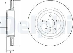 DELPHI féktárcsa DELPHI BG9221C (BG9221C)