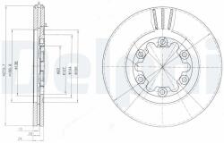 DELPHI Tarcza Ham. Ford Ranger 99- (bg3809)