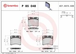 BREMBO BRE-P85048