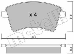 METELLI fékbetétkészlet, tárcsafék METELLI 22-0812-0