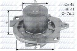 DOLZ Vízszivattyú, motorhűtés DOLZ S314 (S314)