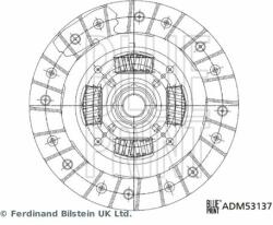 BLUE PRINT kuplungtárcsa BLUE PRINT ADM53137 (ADM53137)