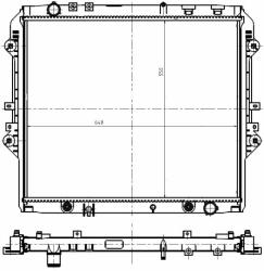 NRF hűtő, motorhűtés NRF 550032 (550032)
