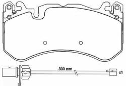 BREMBO fékbetétkészlet, tárcsafék BREMBO P 50 127