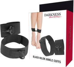 Darkness Catuse Darkness Black Nylon Ankle Cuffs