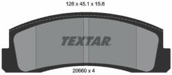 TEXTAR fékbetétkészlet, tárcsafék TEXTAR 2066001