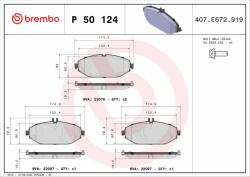 BREMBO BRE-P50124