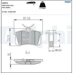 DELPHI Klocki Ham (lp571)