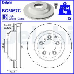 DELPHI Tarcza Ham. Tyl (bg5057c)