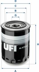 UFI olajszűrő UFI 23.472. 00