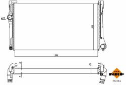NRF hűtő, motorhűtés NRF 53248A (53248A)
