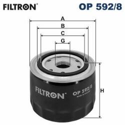 FILTRON olajszűrő FILTRON OP 592/8
