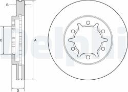 DELPHI Tarcza Ham. Nissan Np300 08-