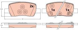 TRW fékbetétkészlet, tárcsafék TRW GDB2368 (GDB2368)