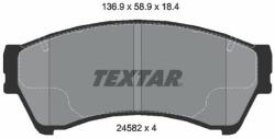 TEXTAR fékbetétkészlet, tárcsafék TEXTAR 2458201 (2458201)