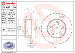BREMBO Bre-08. A651.10 (08.a651.10)