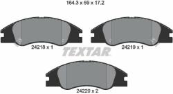 TEXTAR fékbetétkészlet, tárcsafék TEXTAR 2421801 (2421801)