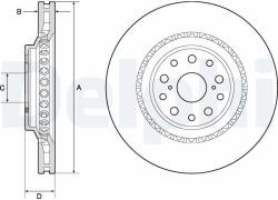 DELPHI féktárcsa DELPHI BG9186C (BG9186C)