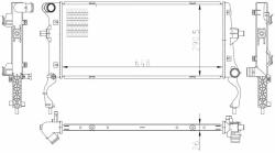 NRF hűtő, motorhűtés NRF 550034 (550034)
