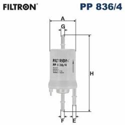 FILTRON Üzemanyagszűrő FILTRON PP 836/4
