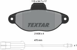 TEXTAR fékbetétkészlet, tárcsafék TEXTAR 2143603 (2143603)