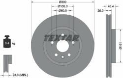TEXTAR féktárcsa TEXTAR 92277205 (92277205)