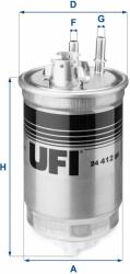 UFI Üzemanyagszűrő UFI 24.412. 00