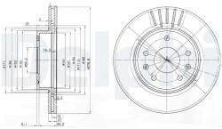 DELPHI Tarcza Ham. Landrover Freelander 00- (bg3702c)