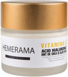  Crema antirid cu vitamina C, Acid Hialuronic si Aloe vera-Hemerama, 60 ml