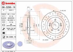 BREMBO féktárcsa BREMBO 08. C250.1X (08.C250.1X)