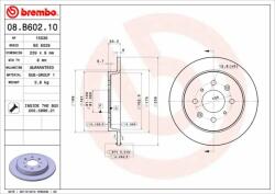 BREMBO Bre-08. B602.10 (08.b602.10)