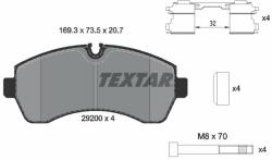 TEXTAR fékbetétkészlet, tárcsafék TEXTAR 2920002 (2920002)