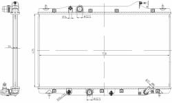 NRF hűtő, motorhűtés NRF 550040 (550040)