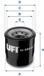 UFI olajszűrő UFI 23.484. 00