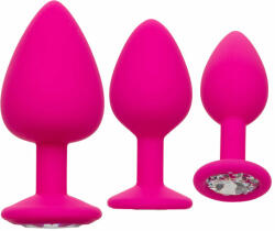 CalExotics Set de 3 Dopuri Anale din Silicon CalExotics Cheeky Gems