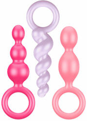 Satisfyer Set de 3 Dopuri Anale din Silicon Satisfyer Booty Call