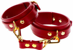 TABOOM Manșete pentru Glezne Taboom Bondage Red Faux Leather