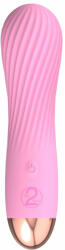 You2Toys Mini Vibrator Impermeabil din Silicon You2Toys Cuties Swirl Pink Vibrator